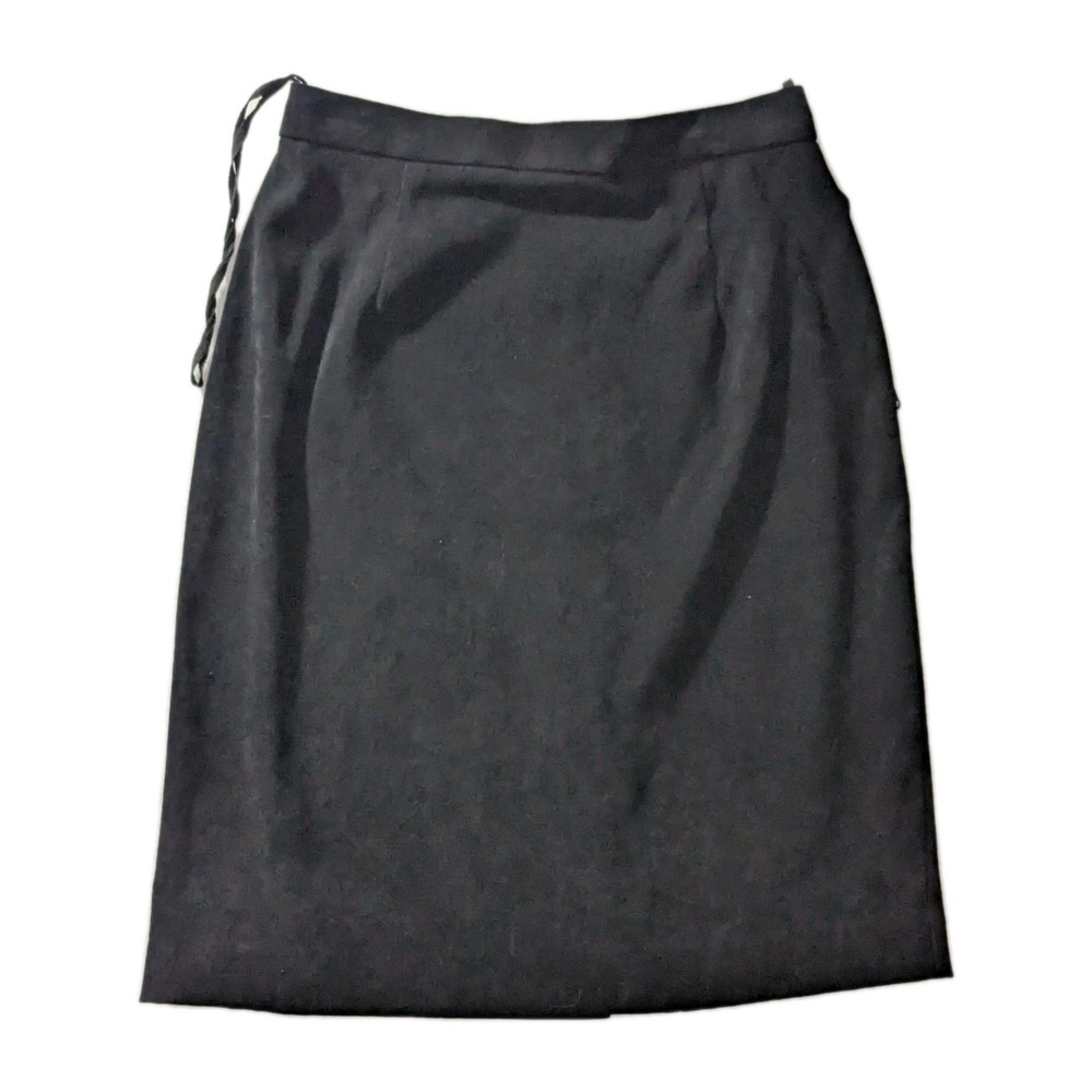Jessica Howard Black Pencil Skirt Petite 4 Back Zip Classic Career Workwear‎